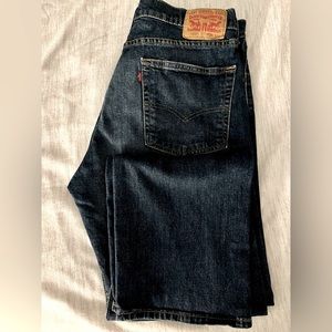 Levi 505 Jeans Dark Wash 36x32